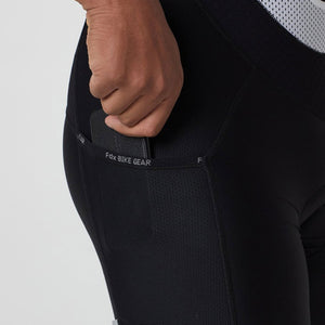 FDX Men’s Black Bib Shorts for cycling 3D Gel Padded ultra-light stretchable shorts - Breathable Quick Dry bibs, comfortable, Storage Pockets biking bibs with pockets