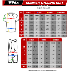 Fdx Women's Set Essential Orange Short Sleeve Cycling Jersey & Cargo Bib Shorts