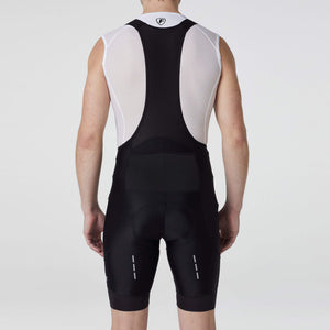 FDX Hot Weather Men Black Cycling Cargo Bib Shorts Mesh, Breathable, Lightweight Quickdry Fabric & Hi Vis Reflectors Cycling clothes Australia