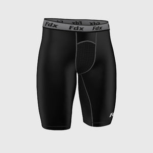 Fdx Men's Grey & Black Gym Shorts Lightweight Summer Biking Shorts All Weather Quick Dry Slim Fit Compression Boxer Cycling Gear AU