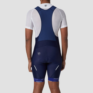 Fdx Breathable Men's Gel Padded Cycling Bib Shorts Navy Blue For Summer Roubaix Thermal Fleece Reflective Warm Stretchable Leggings - All Day Bike Shorts