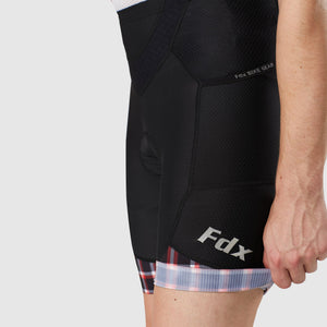 FDX Black & Red Cycling Shorts Men's 3D Gel Padded comfortable road bike shorts - Breathable Quick Dry biking shorts, ultra-lightweight shorts with pockets