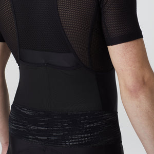 Fdx Men's Summer Thermal Chamois Gel Padded Cycling Bib Shorts Black & Blue Roubaix Thermal Fleece Reflective Warm Leggings - Velos Bike Shorts