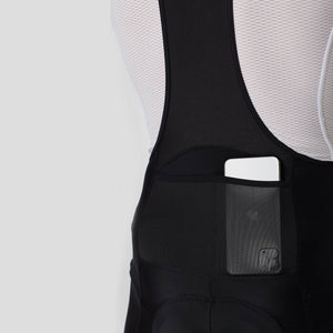 Fdx Men's Black Gel Padded Cycling Bib Shorts For Back Storage Pockets Summer Best Outdoor Road Bike Short Length Bib - Duo