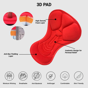 Fdx Men's Black Gel Padded Cycling Shorts for Summer Best Outdoor Road Bike Short Length Pants Breathable Reflective Details Leg Gripper - Essential