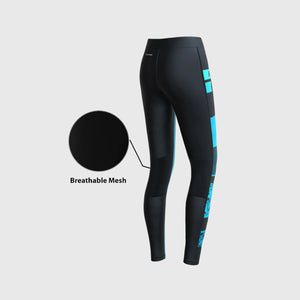 Fdx Amrap Sky Blue Women's Compression Running Tights