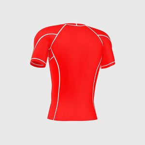 Fdx Cosmic Red Men's Short Sleeve Base Layer Gym Shirt