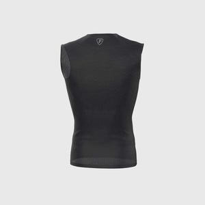 Fdx Compression Mesh Sleeveless Top for Men's Black Running Gym Workout Wear Rash Guard Stretchable & Lightweight Breathable - Aeroform