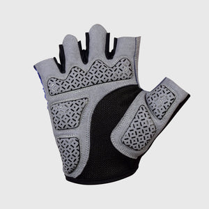 FDX Men’s & Women's Red short finger summer cycling gloves, breathable quick dry padded anti-slip gloves, lightweight moisture wicking shockproof women mitts