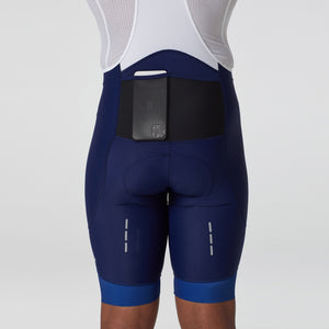 Fdx Men's Blue Gel Padded Cycling Bib Shorts For Summer Best Outdoor Road Bike Short Body Fit Length Bib - Duo