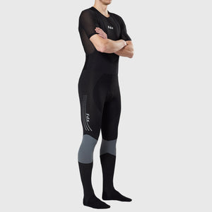 Fdx Thermodream Grey Men's Gel Padded Winter Cycling Bib Tights