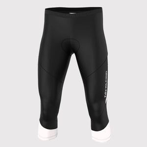 Men’s Black 3/4 Cycling Shorts 3D Gel Padded road bike shorts - Breathable Quick Dry comfortable bike shorts, lightweight summer shorts for riding