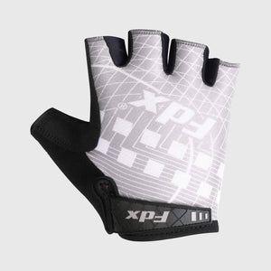 FDX Black & Grey short finger summer cycling Unisex 3D Gel Padded gloves, shockproof women padded gloves, breathable quick dry anti-slip mitts mountain bike accessories