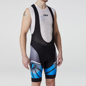 Men’s Blue & Black Cycling Bib Shorts Gel Padded comfortable biking bibs - Breathable Quick Dry bibs, Mush Panel lightweight moisture wicking comfortable shorts-Signature