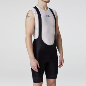 Fdx Black Men's Gel Padded 3D Cycling Bib Shorts For Summer Best Outdoor Road Bike Small Length Bib - Duo UK
