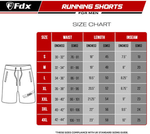 Fdx Men's Trexmo Blue Running Shorts