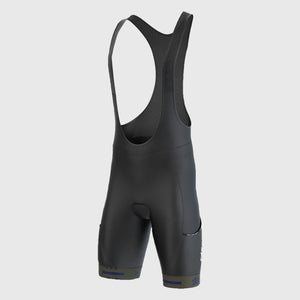 Fdx Men's Best Black & Green Chamois Gel Padded Cycling Bib Shorts For Summer Roubaix Thermal Fleece Reflective Warm Leggings - All Day Bike Shorts