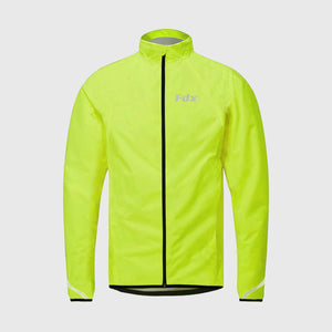Fdx Men's Yellow Best Cycling Jacket for Winter Thermal Casual Softshell Clothing Lightweight, Shaver proof, Packable ,Windproof, Waterproof & Pockets