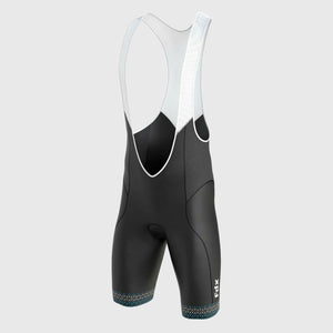 Fdx Men's Black Gel Padded Cycling Bib Shorts For Summer Best Outdoor Road Bike Short Length Bib - Vega