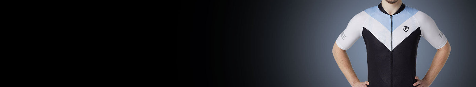 Fdx Men’s blue and black short sleeves cycling jersey breathable quick dry summer biking top, lightweight skin friendly half sleeves cycle mesh shirt for riding