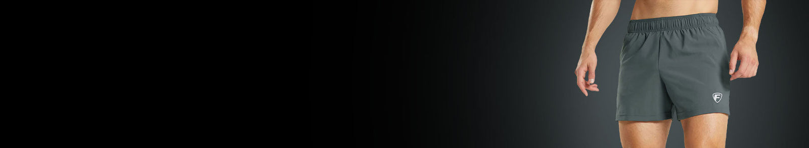 FDX Men Grey Running Shorts 5inch Lightweight anti odor Moisture Wicking AU