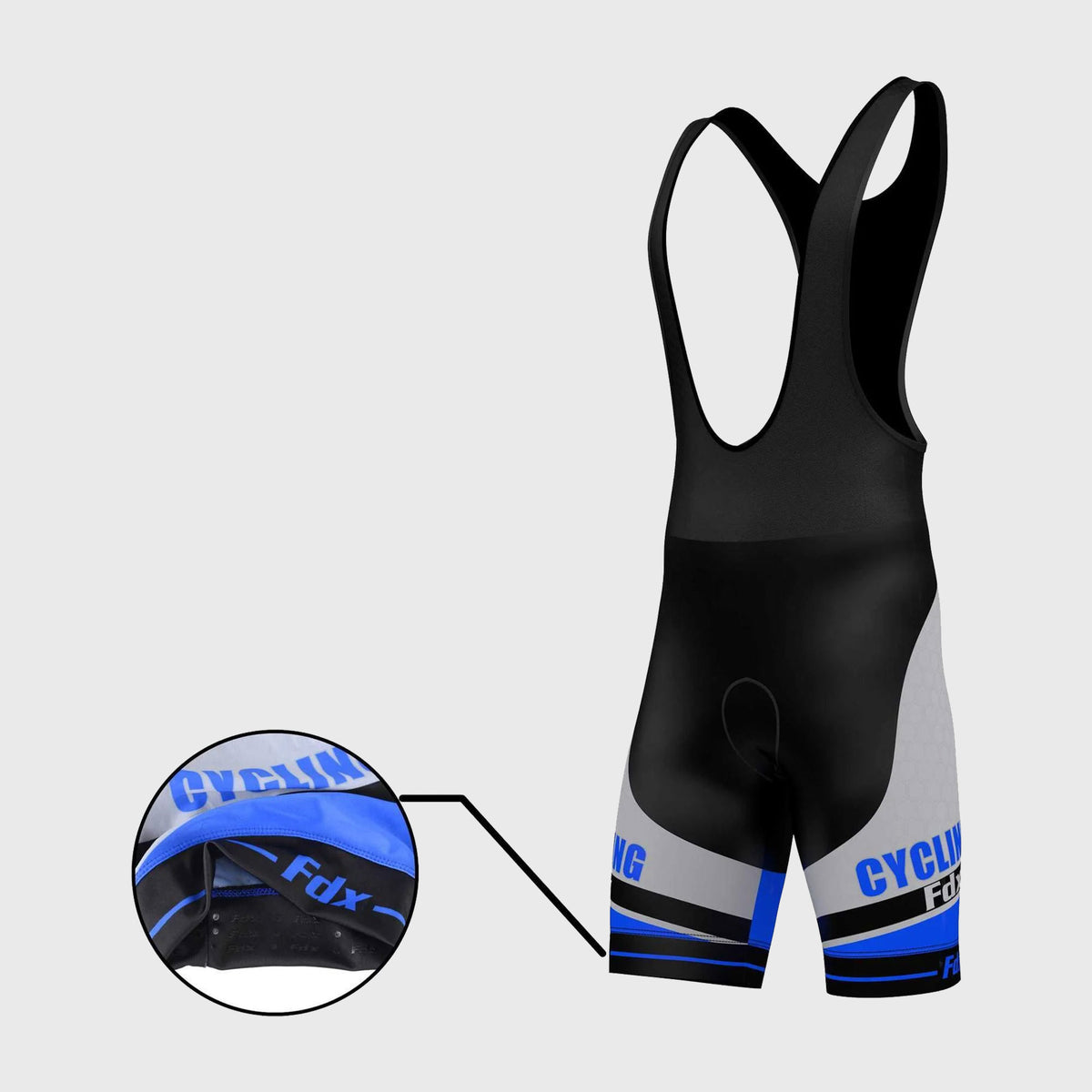 Fdx Apex Men's Summer Cycling Padded Bib Shorts