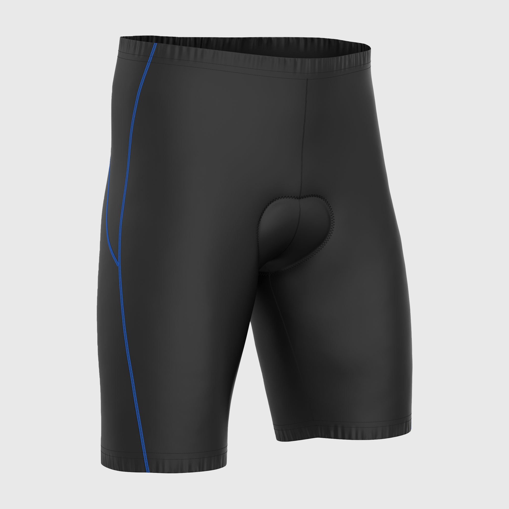 Fdx Apex Blue Men's Padded Cycling Shorts – breathable, padded blue shorts designed for comfort and support during cycling activities