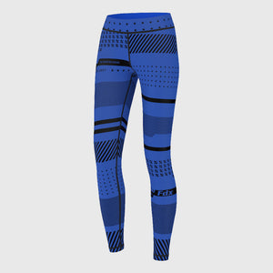 Fdx Pro Blue Women's Base Layer Thermal Compression Leggings