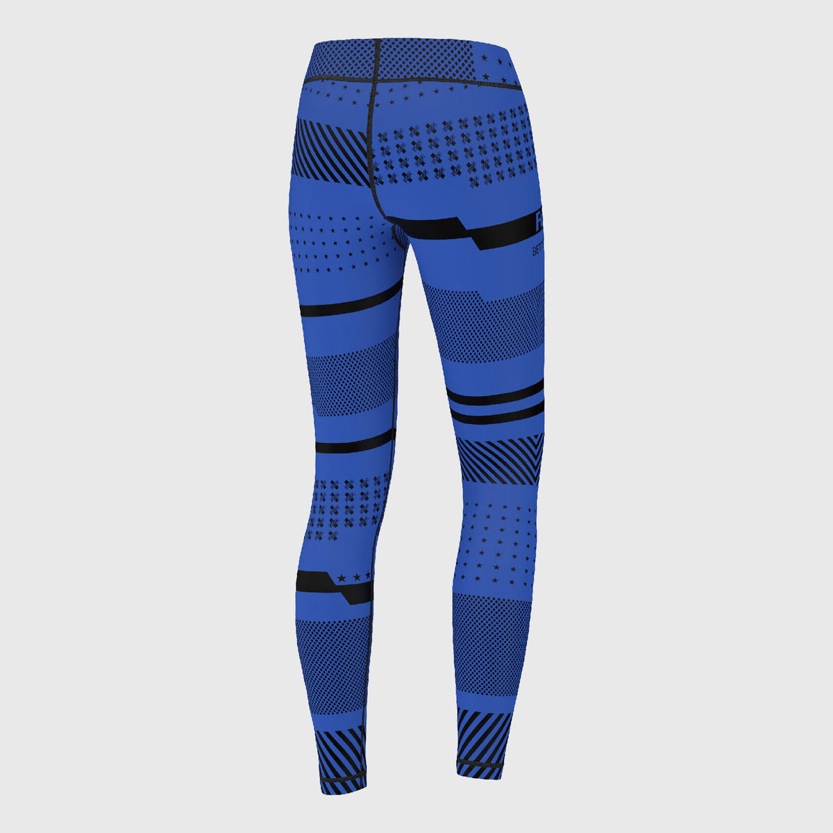 Fdx Pro Blue Women's Base Layer Thermal Compression Leggings