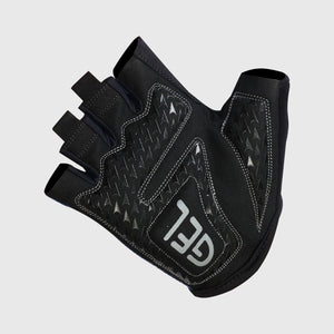 Fdx Unisex Black & Grey Short Finger Gloves Summer Gel Padded Mountain Bike Mitts Lightweight Comfort Cycling Gear AU