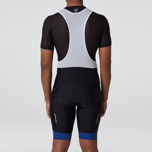 FDX Blue & Black Cycling Bib Shorts Men’s 3D Gel Padded comfortable biking bibs - Breathable Quick Dry bibs, ultra-light stretchable shorts with pockets- Essential