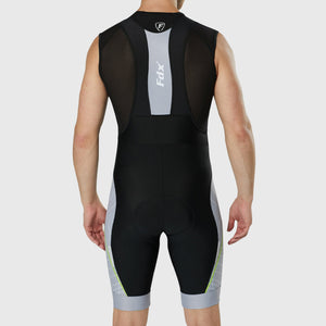 Fdx Breathable Men's Gel Padded Cycling Bib Shorts Black & Grey For Summer Roubaix Thermal Fleece Reflective Warm Stretchable Leggings - Classic II Bike Shorts