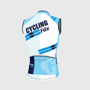 Fdx Core Blue Men's Sleeveless Summer Cycling Jersey