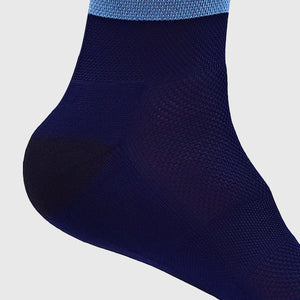 Fdx Unisex Navy Blue Cycling Compression Socks Breathable Elasticity Mesh Panel Men Women Cycling Gear AU