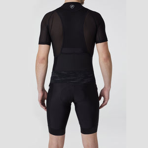 Fdx Mens Summer Thermal Gel Padded Cycling Bib Shorts Black & Blue Roubaix Thermal Fleece Reflective Warm Leggings - Velos Bike Shorts