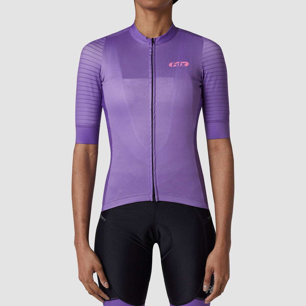 Women’s Purple short sleeves cycling jersey breathable quick dry summer biking top, lightweight skin friendly half sleeves cycle shirt for riding