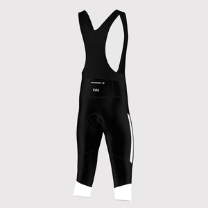 Fdx Gallop White Men's Summer Cycling Gel Padded 3/4 Bib Tights