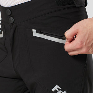 Fdx Men's Black Cycling MTB Shorts for Summer Best Road & Mountain Bike off Road Baggy Shorts - Nomad