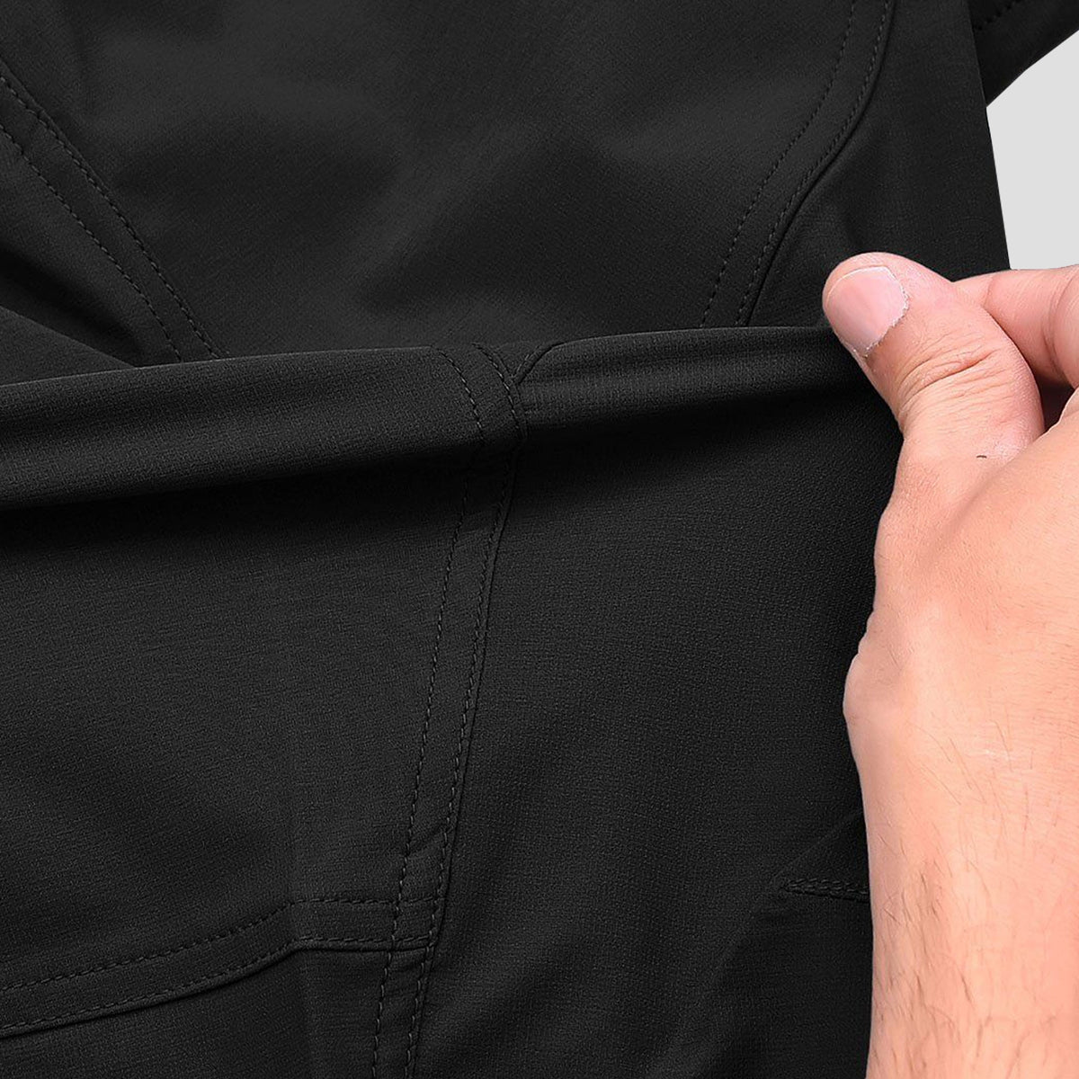 Fdx Men's Black Cycling MTB Shorts for Summer Best Road & Mountain Bike Baggy Shorts for off Road - Nomad