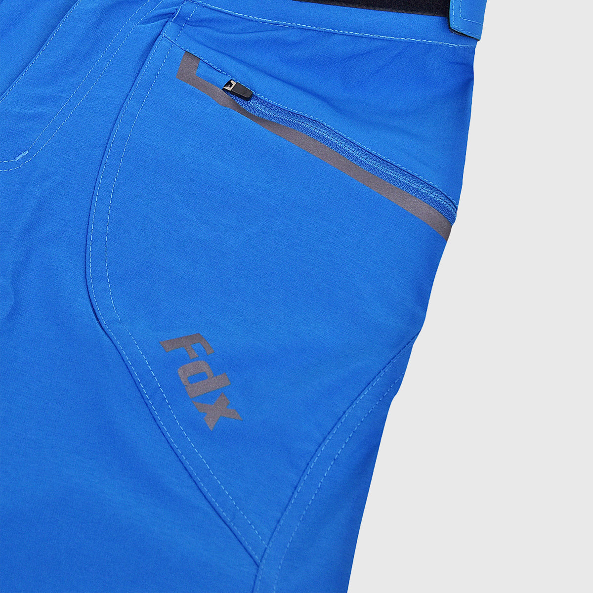 Fdx Men's Blue Cycling MTB Shorts for Summer Best Road & Mountain Bike off Road Baggy Shorts - Nomad