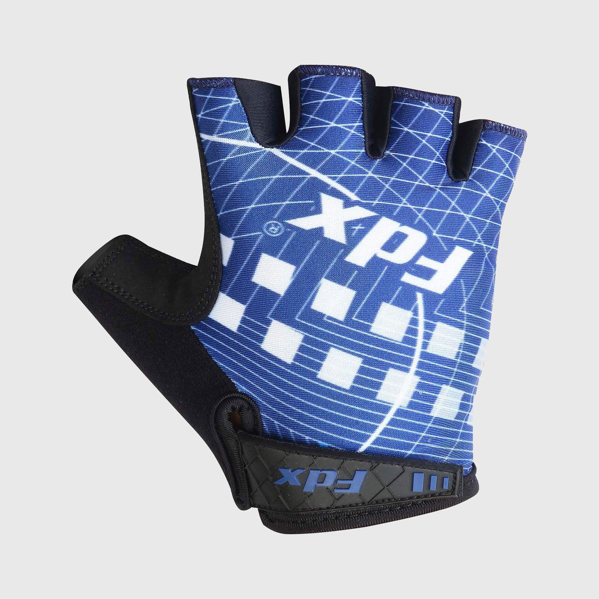 FDX Black & Blue short finger summer cycling Unisex gloves, shockproof women padded gloves, breathable quick dry anti-slip mitts mountain bike accessories