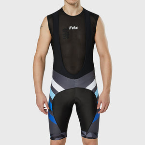 FDX Blue Men’s Cycling Bib Shorts 3D Gel Padded Breathable Quick Dry bibs, comfortable biking bibs ultra-light stretchable shorts -Equin