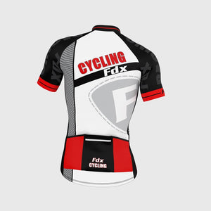 Fdx Apex Red Men's Short Sleeve Summer Cycling Jersey