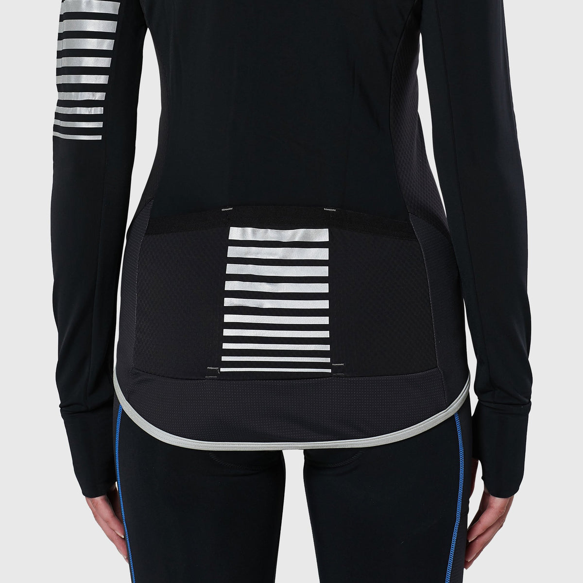 FDX Women’s Black full sleeves cycling jersey Windproof Thermal fleece Roubaix Winter Cycle Tops, lightweight long sleeves Warm lined shirt for biking