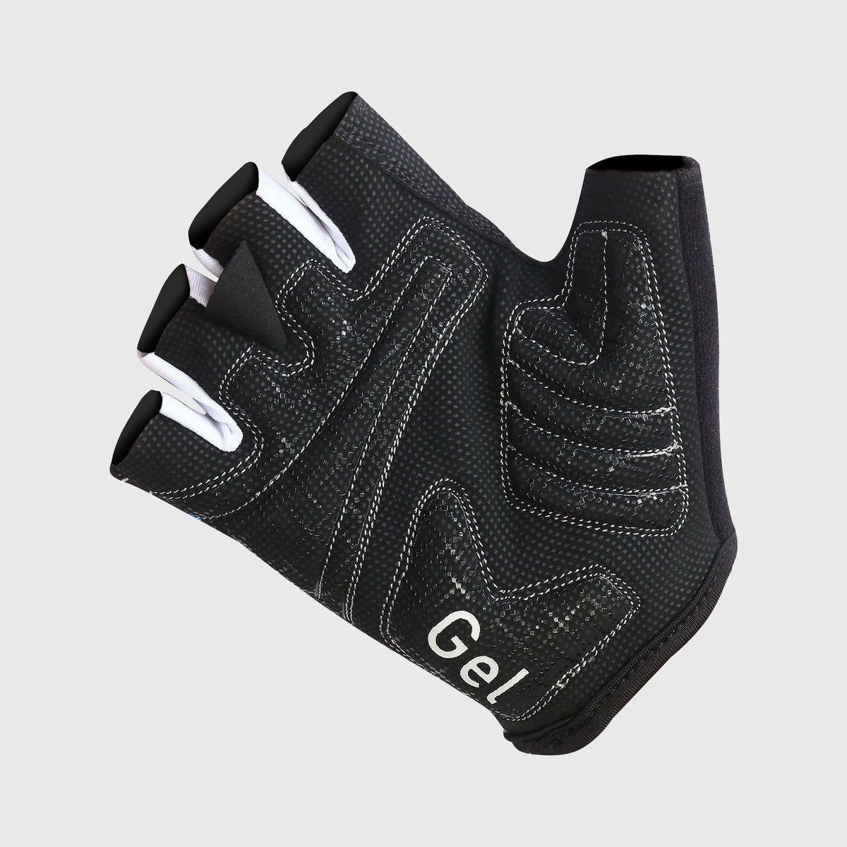 Fdx Navy Blue Short Finger Cycling Gloves for Summer MTB Road Bike fingerless, anti slip & Breathable - Vega