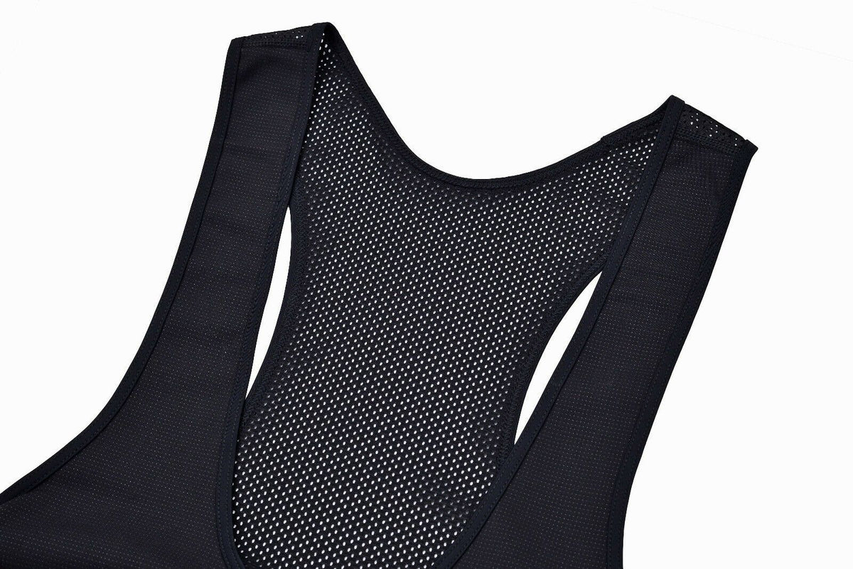 Fdx Women's Black Gel Padded Cycling Bib Tights For Winter Roubaix Thermal Fleece Reflective Warm Leggings - All Day Bike Pants