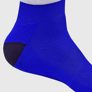 Fdx Unisex Blue Cycling Compression Socks Breathable Elasticity Mesh Panel Men Women Cycling Gear AU