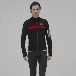 Fdx All Day Black Men's Long Sleeve Cycling Jersey