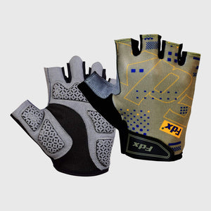 Fdx Green Short Finger Cycling Gloves for Summer MTB Road Bike fingerless, anti slip & Breathable - All Day