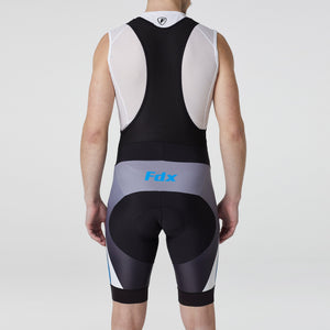 FDX Men’s Black & Blue Cycling Bib Shorts 3D Gel Padded Breathable Quick Dry bibs, comfortable biking bibs ultra-light stretchable shorts with pockets